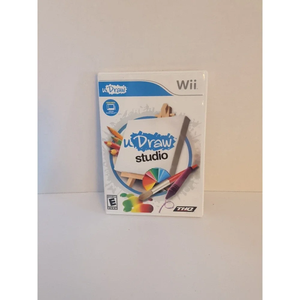 uDraw Studio Nintendo Wii Game with Manual THQ 2010 CIB